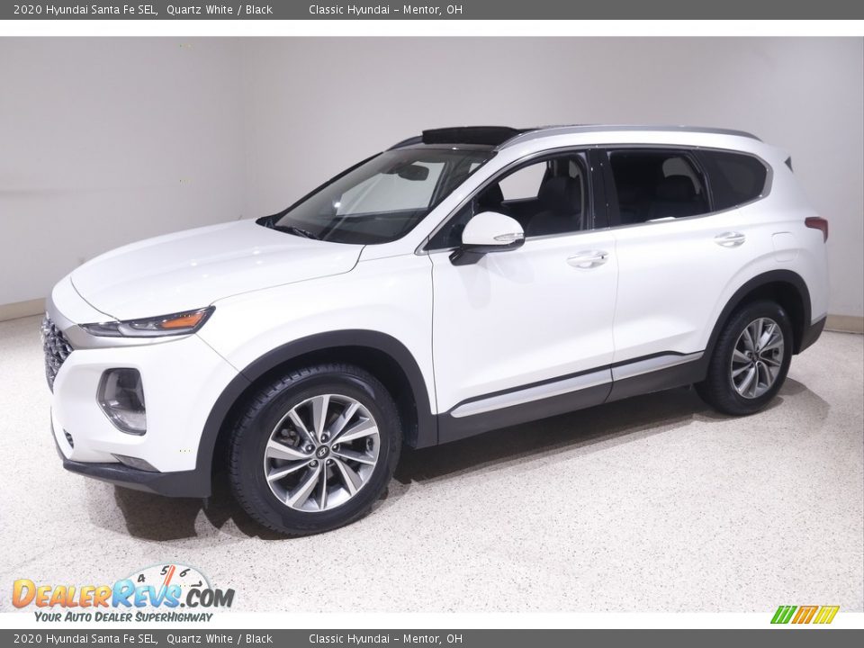 2020 Hyundai Santa Fe SEL Quartz White / Black Photo #3