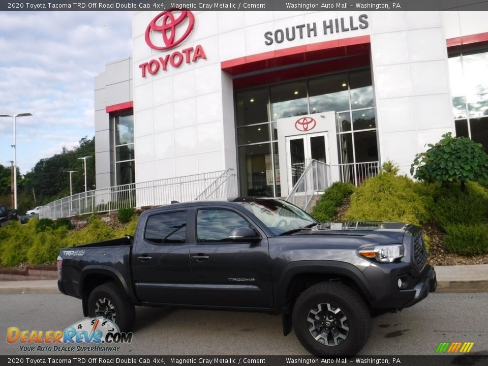 2020 Toyota Tacoma TRD Off Road Double Cab 4x4 Magnetic Gray Metallic / Cement Photo #2