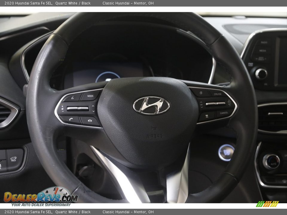 2020 Hyundai Santa Fe SEL Quartz White / Black Photo #7