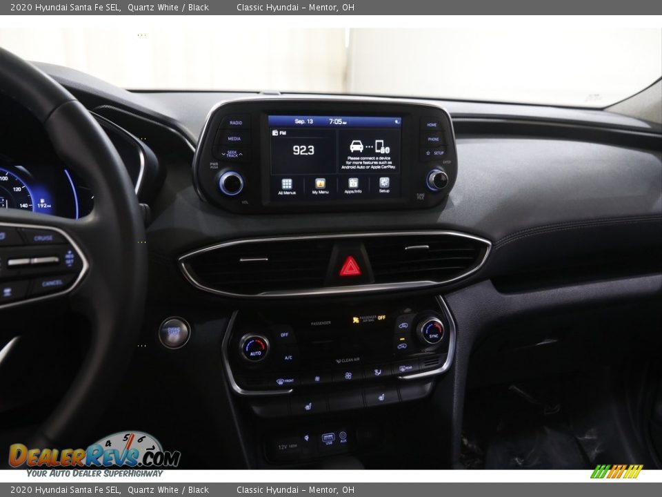 2020 Hyundai Santa Fe SEL Quartz White / Black Photo #9