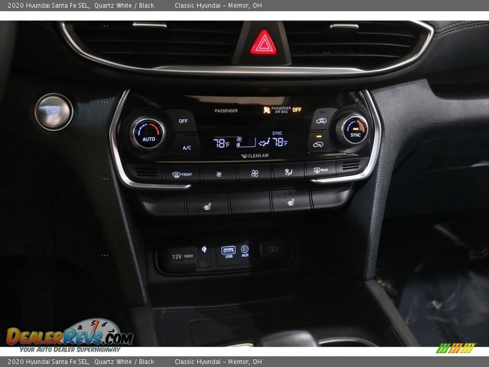 2020 Hyundai Santa Fe SEL Quartz White / Black Photo #12