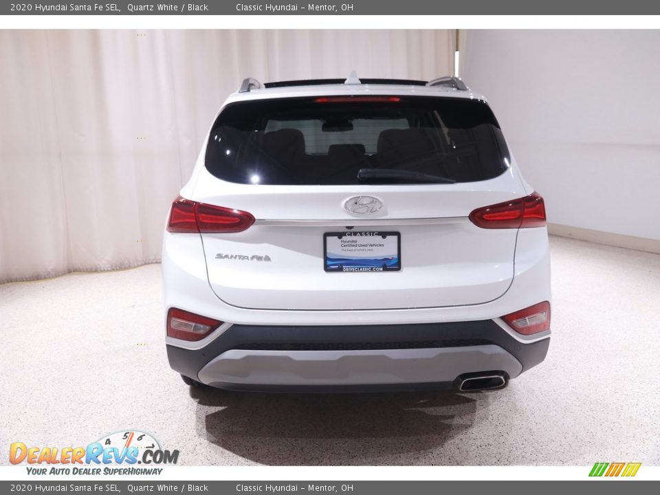2020 Hyundai Santa Fe SEL Quartz White / Black Photo #17