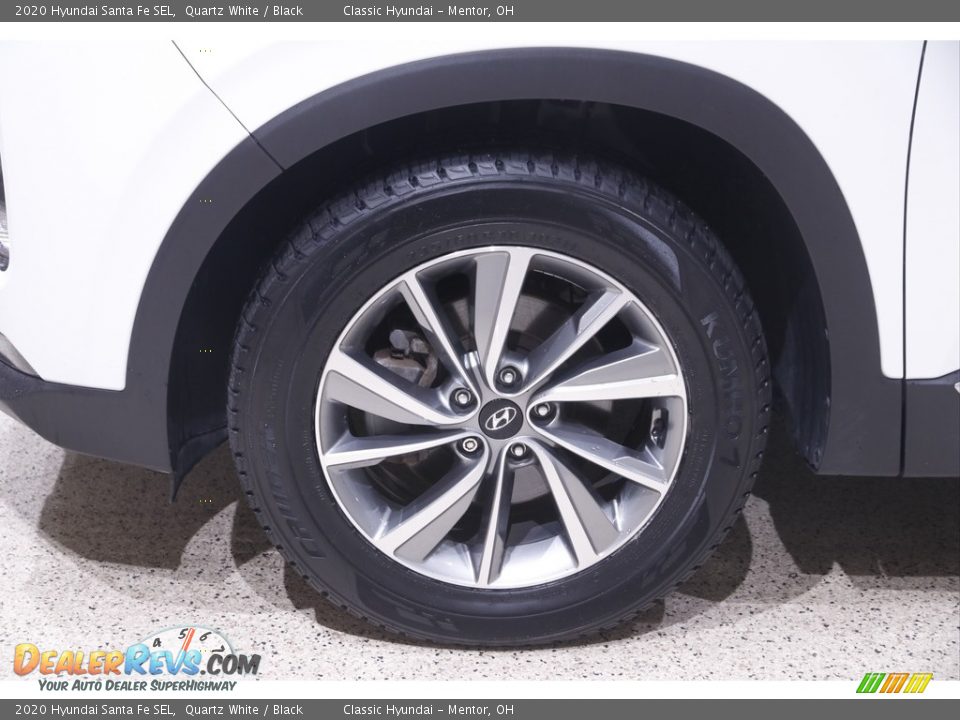 2020 Hyundai Santa Fe SEL Quartz White / Black Photo #19
