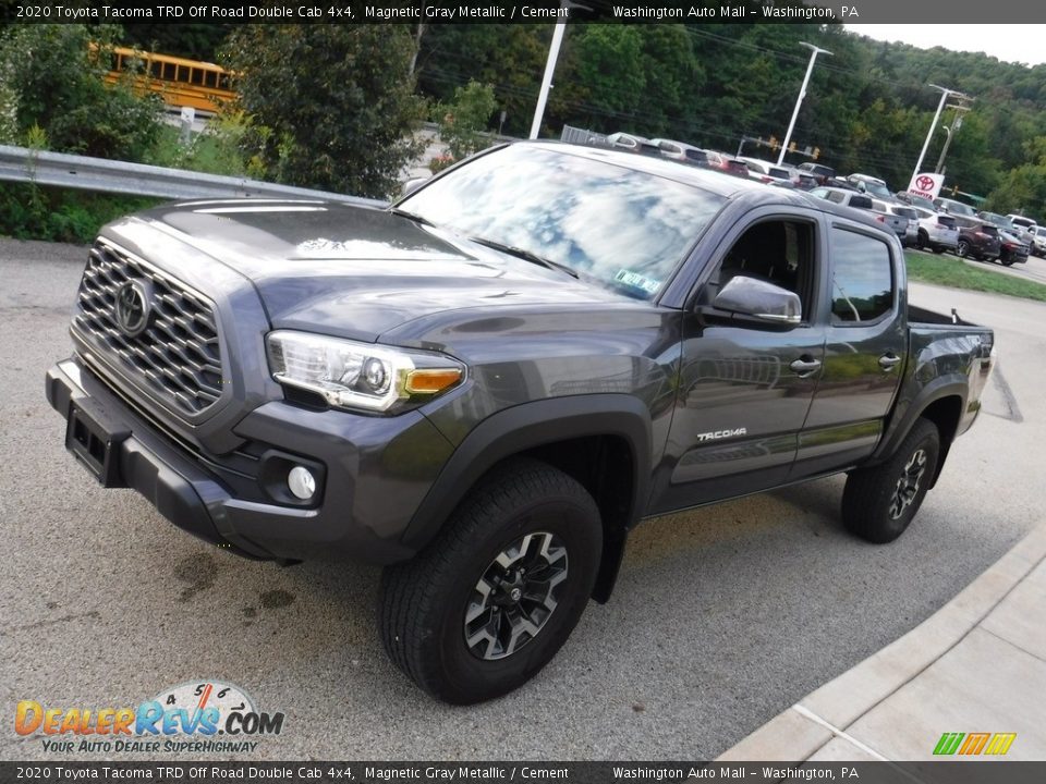 2020 Toyota Tacoma TRD Off Road Double Cab 4x4 Magnetic Gray Metallic / Cement Photo #14