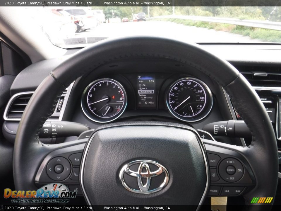 2020 Toyota Camry SE Predawn Gray Mica / Black Photo #23