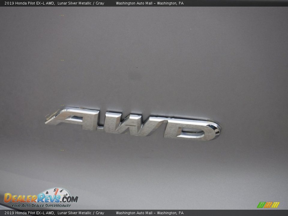 2019 Honda Pilot EX-L AWD Lunar Silver Metallic / Gray Photo #11