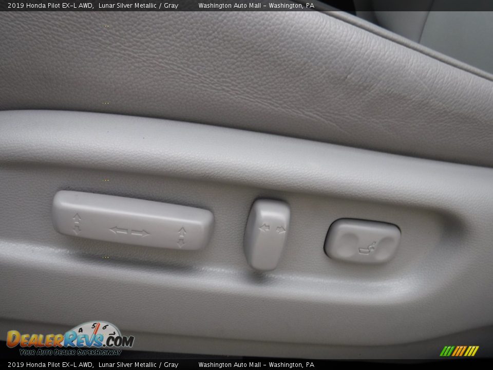 2019 Honda Pilot EX-L AWD Lunar Silver Metallic / Gray Photo #14