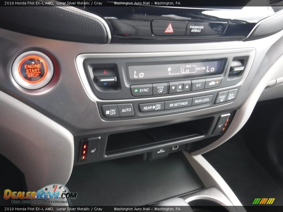 2019 Honda Pilot EX-L AWD Lunar Silver Metallic / Gray Photo #20