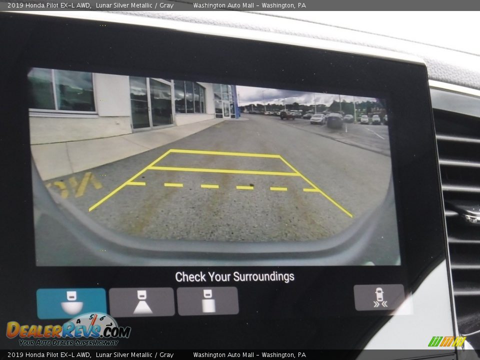 2019 Honda Pilot EX-L AWD Lunar Silver Metallic / Gray Photo #23