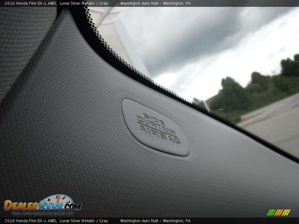 2019 Honda Pilot EX-L AWD Lunar Silver Metallic / Gray Photo #26