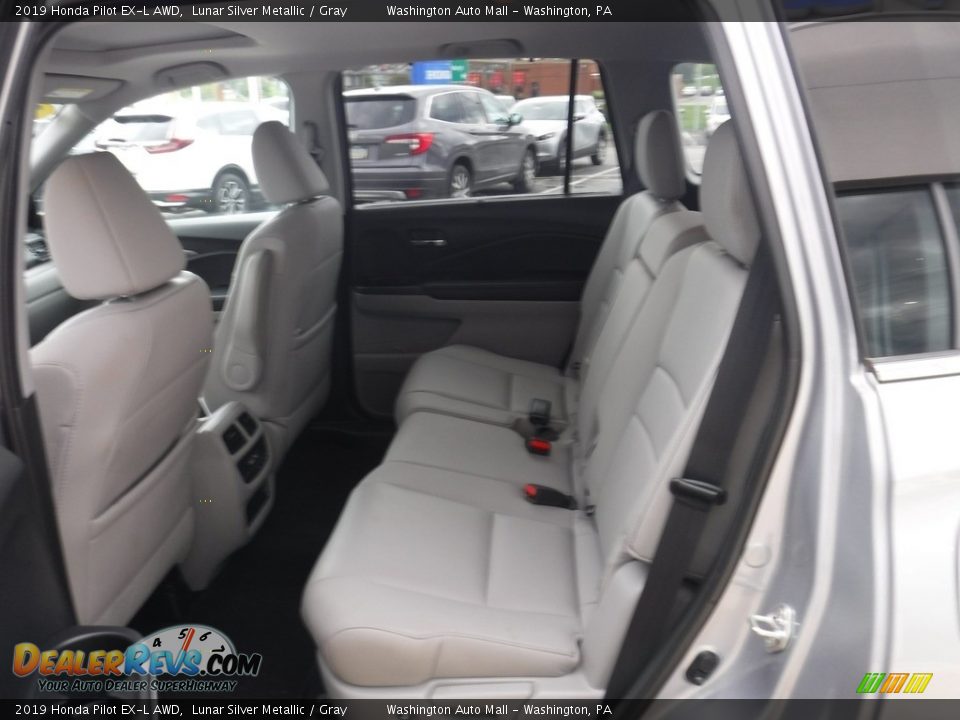 2019 Honda Pilot EX-L AWD Lunar Silver Metallic / Gray Photo #30