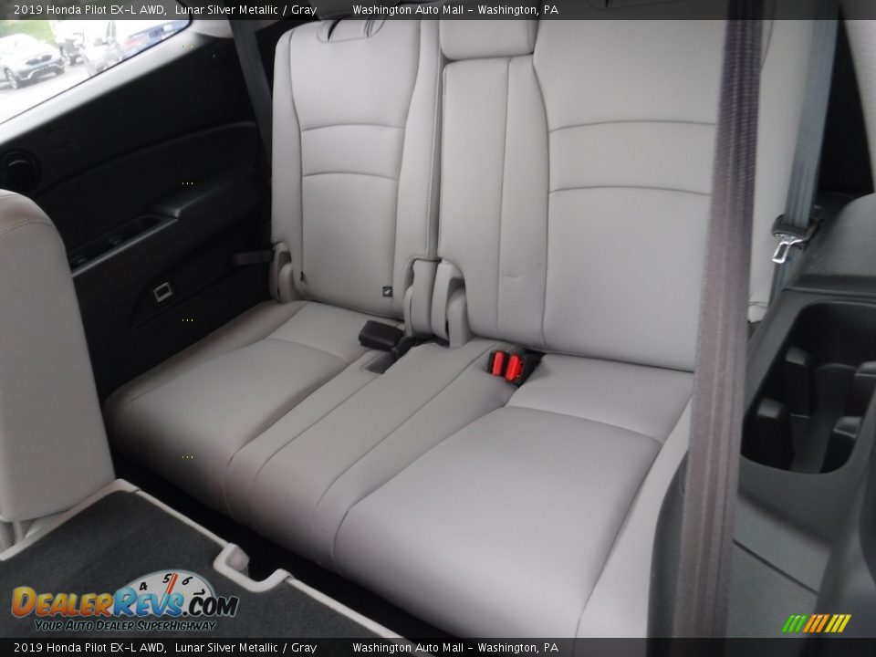 2019 Honda Pilot EX-L AWD Lunar Silver Metallic / Gray Photo #32