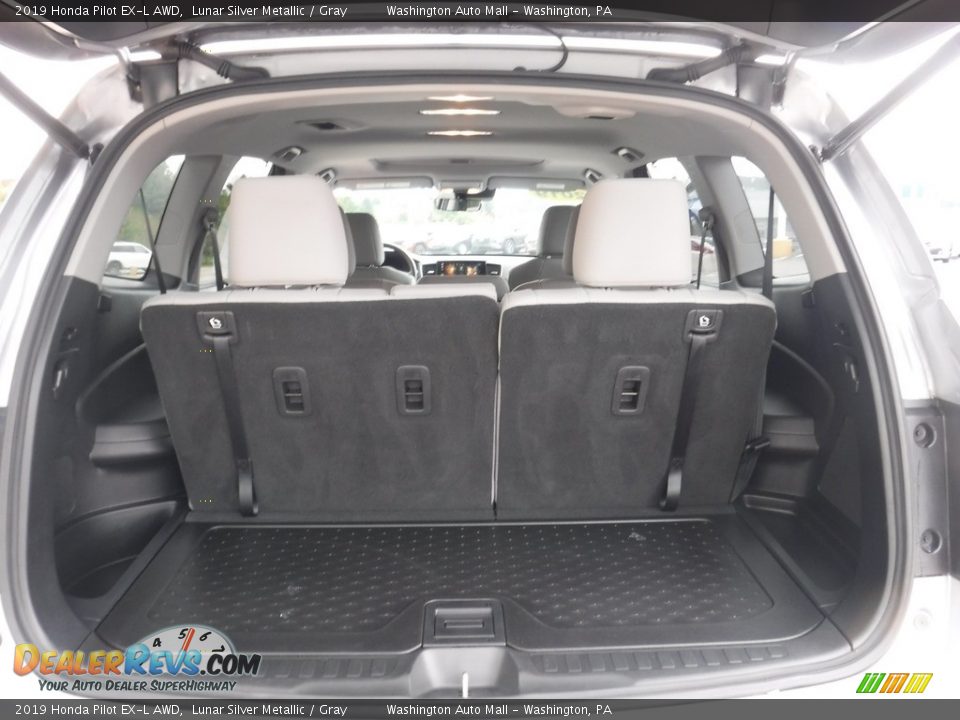 2019 Honda Pilot EX-L AWD Lunar Silver Metallic / Gray Photo #33