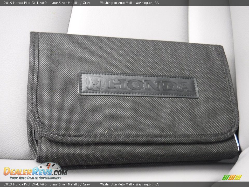 2019 Honda Pilot EX-L AWD Lunar Silver Metallic / Gray Photo #36
