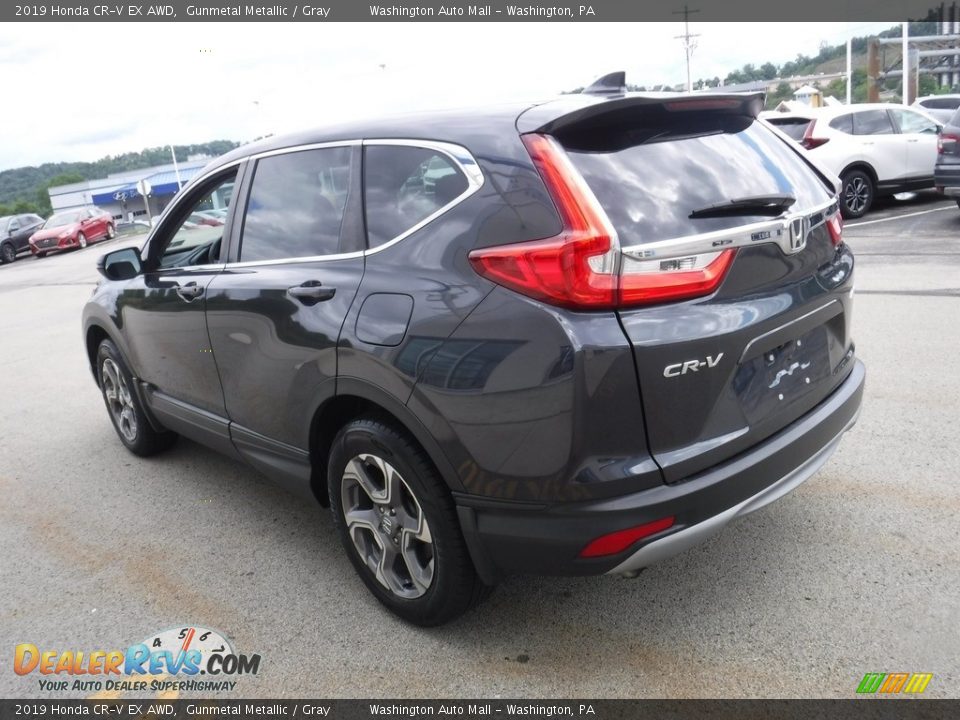 2019 Honda CR-V EX AWD Gunmetal Metallic / Gray Photo #8