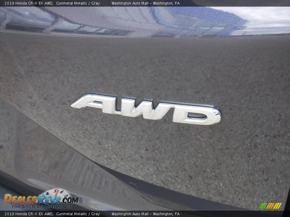 2019 Honda CR-V EX AWD Gunmetal Metallic / Gray Photo #11