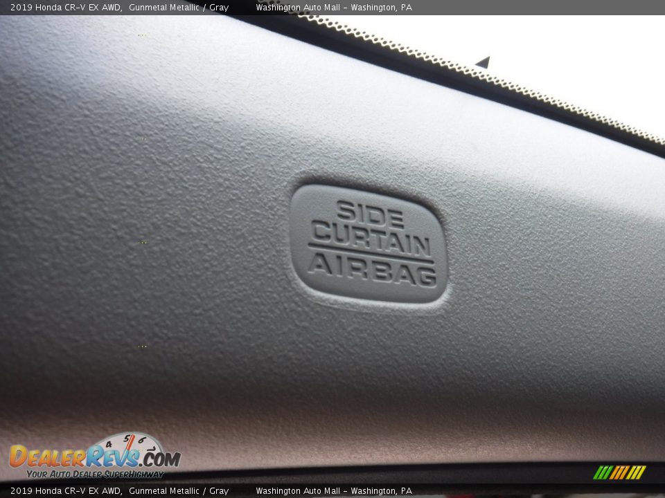 2019 Honda CR-V EX AWD Gunmetal Metallic / Gray Photo #18
