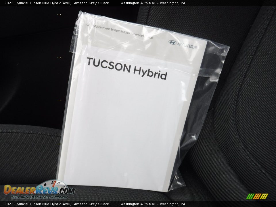 2022 Hyundai Tucson Blue Hybrid AWD Amazon Gray / Black Photo #30