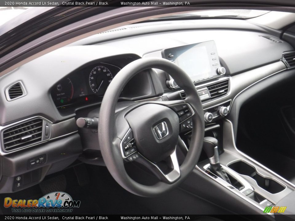 2020 Honda Accord LX Sedan Crystal Black Pearl / Black Photo #11