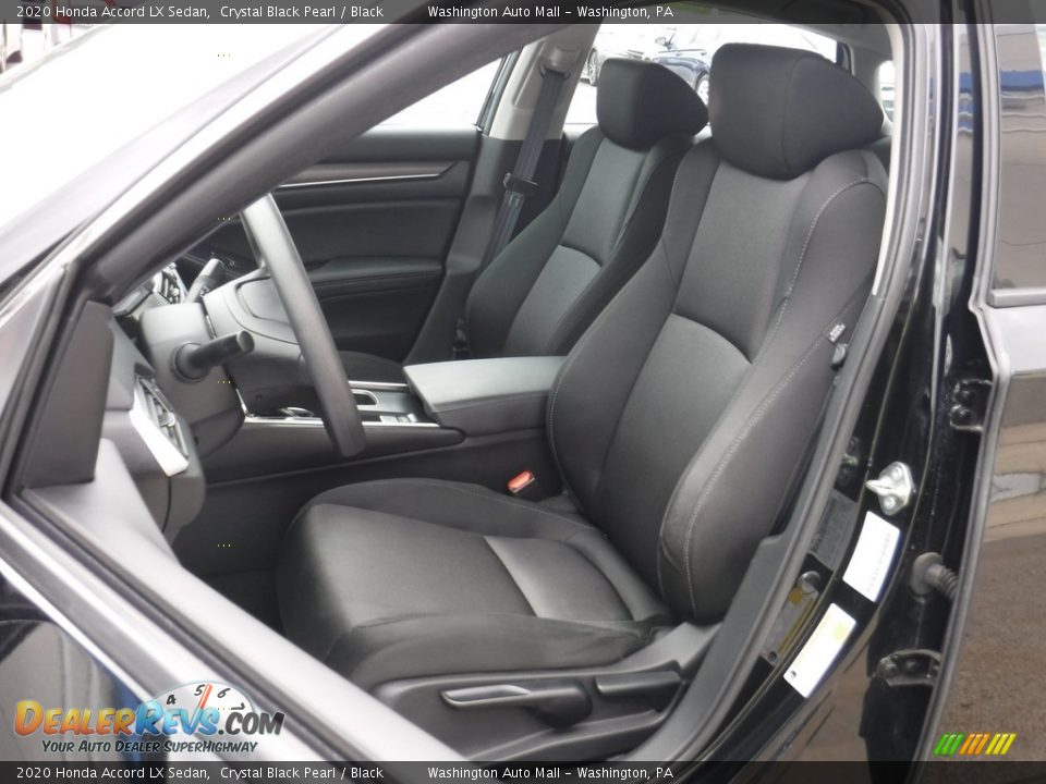 2020 Honda Accord LX Sedan Crystal Black Pearl / Black Photo #12