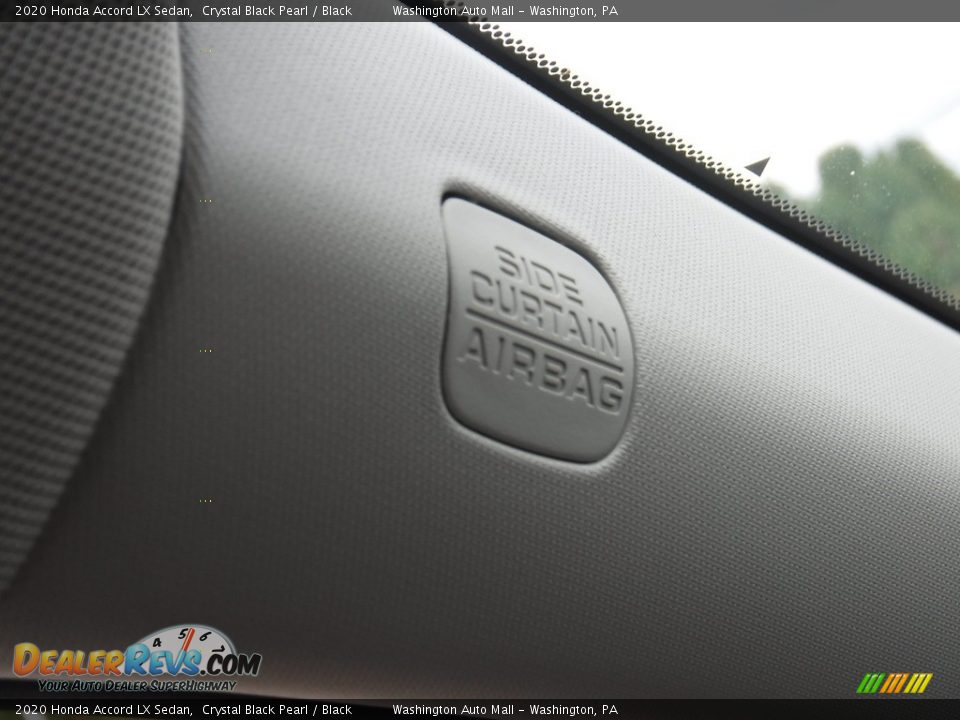 2020 Honda Accord LX Sedan Crystal Black Pearl / Black Photo #15
