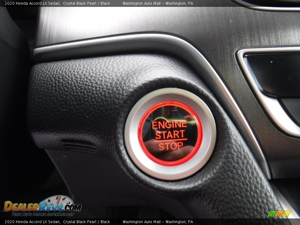 2020 Honda Accord LX Sedan Crystal Black Pearl / Black Photo #18