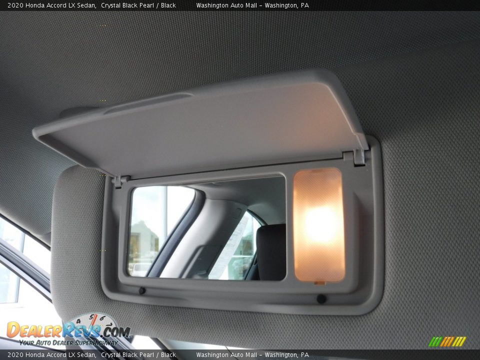 2020 Honda Accord LX Sedan Crystal Black Pearl / Black Photo #23