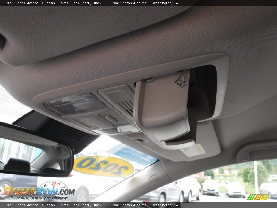 2020 Honda Accord LX Sedan Crystal Black Pearl / Black Photo #24