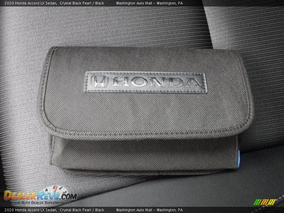 2020 Honda Accord LX Sedan Crystal Black Pearl / Black Photo #30