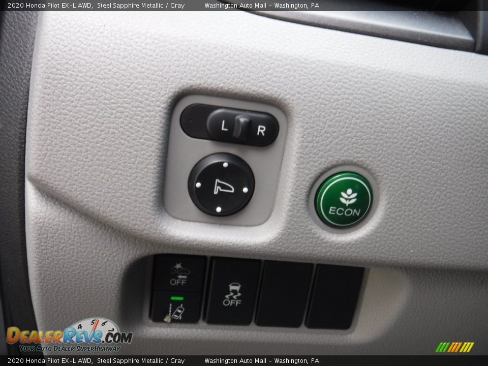 2020 Honda Pilot EX-L AWD Steel Sapphire Metallic / Gray Photo #14