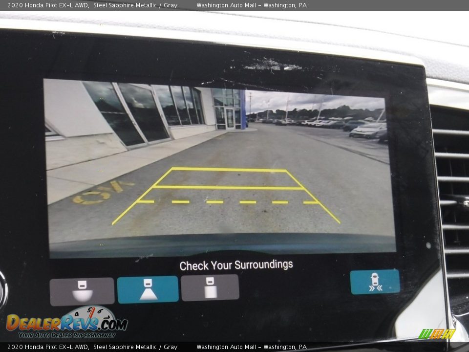 2020 Honda Pilot EX-L AWD Steel Sapphire Metallic / Gray Photo #19