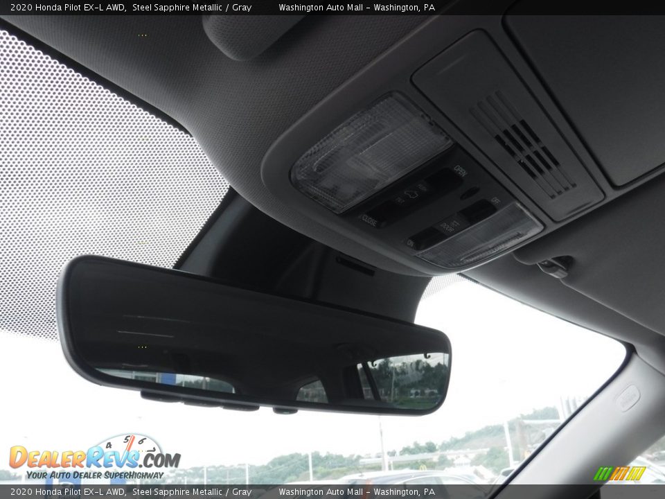2020 Honda Pilot EX-L AWD Steel Sapphire Metallic / Gray Photo #21