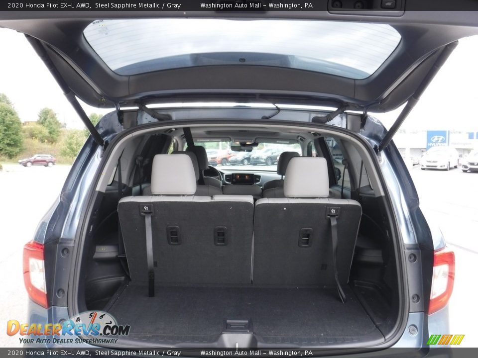 2020 Honda Pilot EX-L AWD Steel Sapphire Metallic / Gray Photo #29