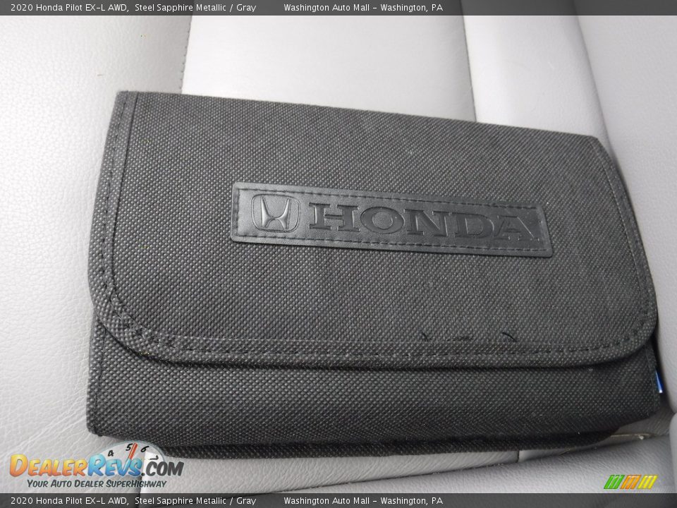 2020 Honda Pilot EX-L AWD Steel Sapphire Metallic / Gray Photo #31
