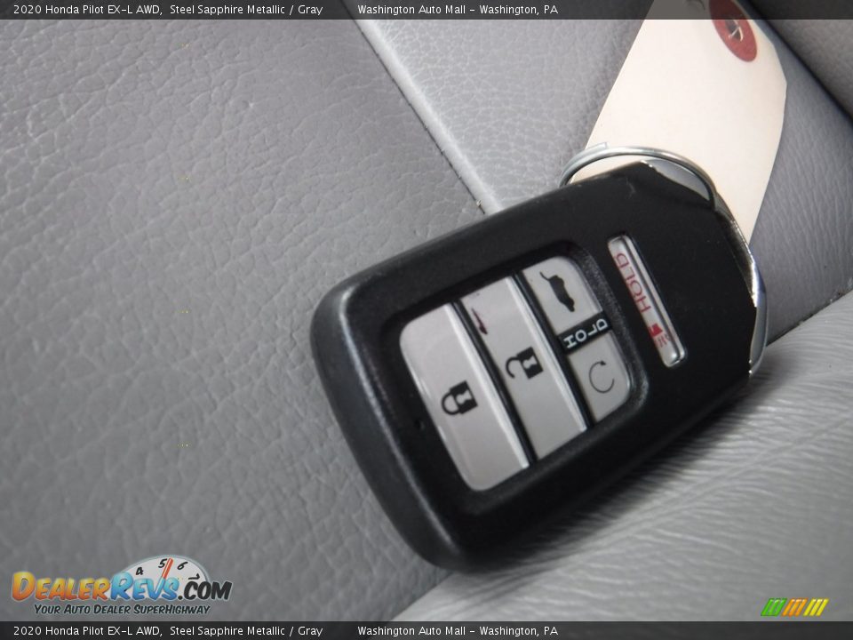 2020 Honda Pilot EX-L AWD Steel Sapphire Metallic / Gray Photo #32