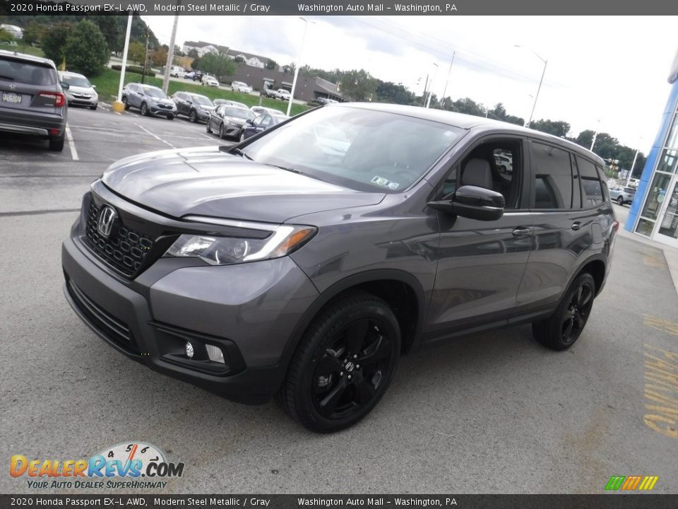2020 Honda Passport EX-L AWD Modern Steel Metallic / Gray Photo #6