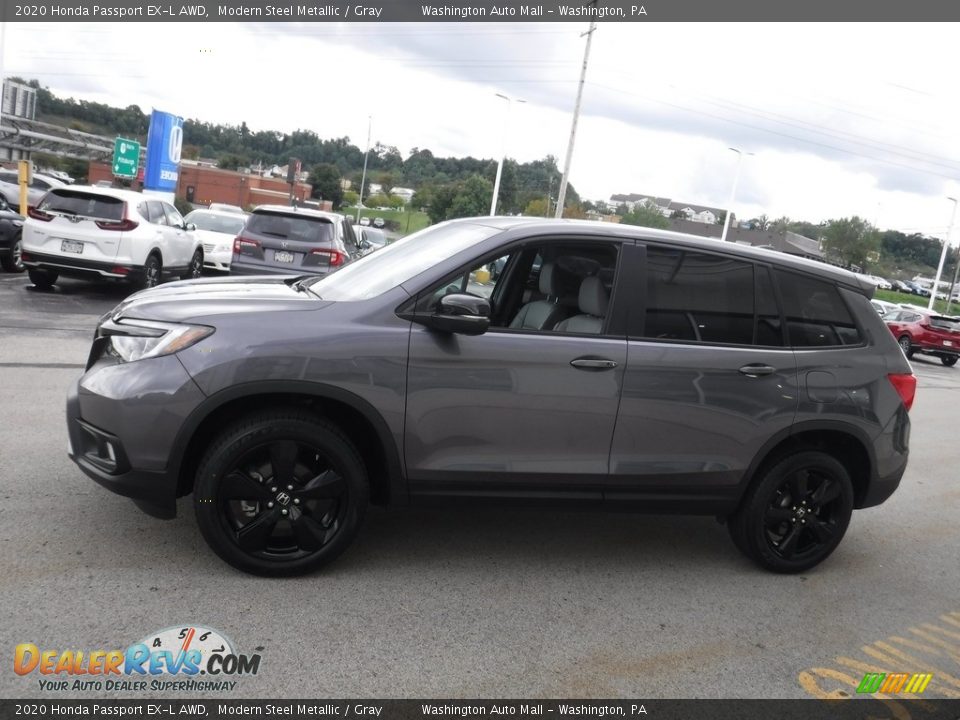 2020 Honda Passport EX-L AWD Modern Steel Metallic / Gray Photo #7