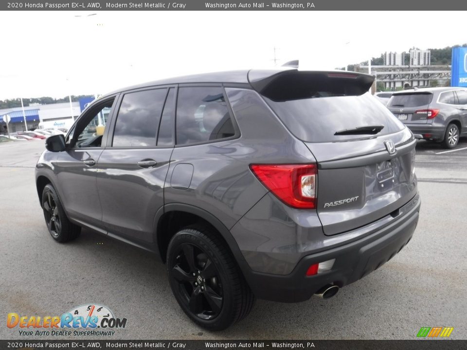 2020 Honda Passport EX-L AWD Modern Steel Metallic / Gray Photo #8