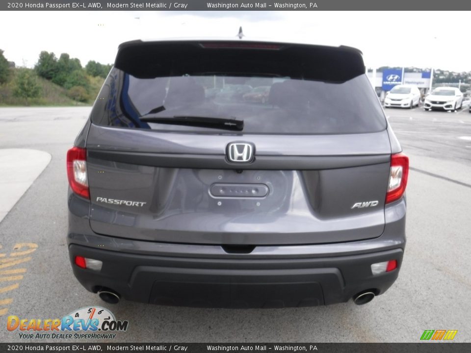 2020 Honda Passport EX-L AWD Modern Steel Metallic / Gray Photo #9