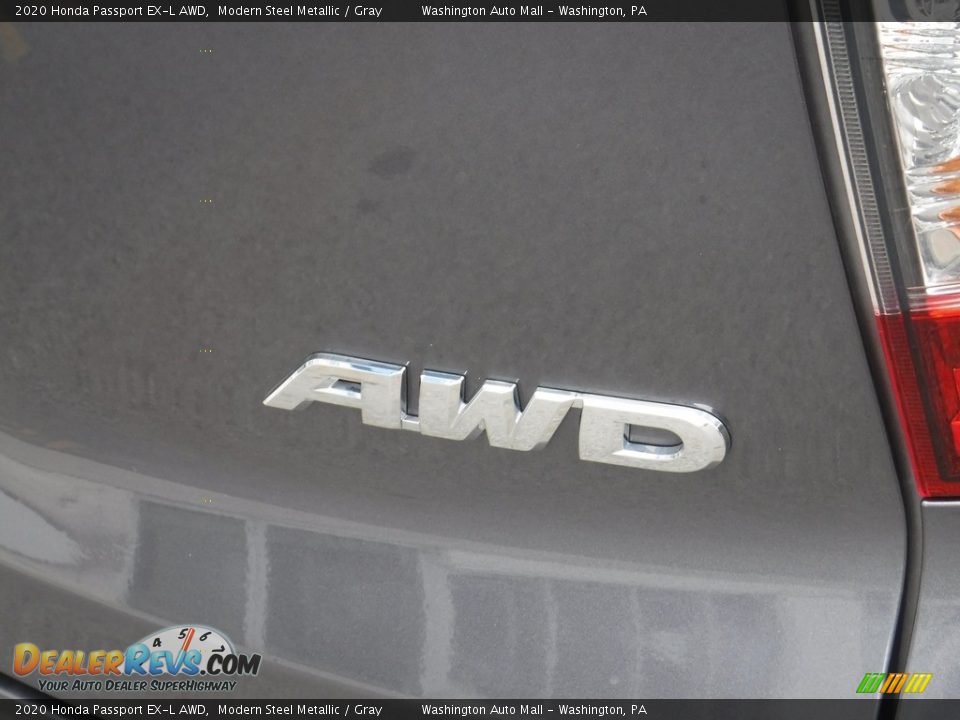 2020 Honda Passport EX-L AWD Modern Steel Metallic / Gray Photo #11