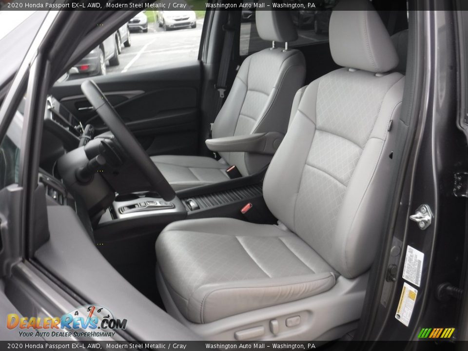 2020 Honda Passport EX-L AWD Modern Steel Metallic / Gray Photo #17