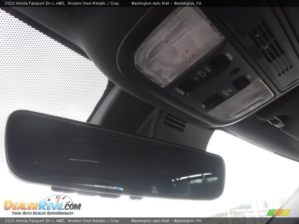 2020 Honda Passport EX-L AWD Modern Steel Metallic / Gray Photo #25