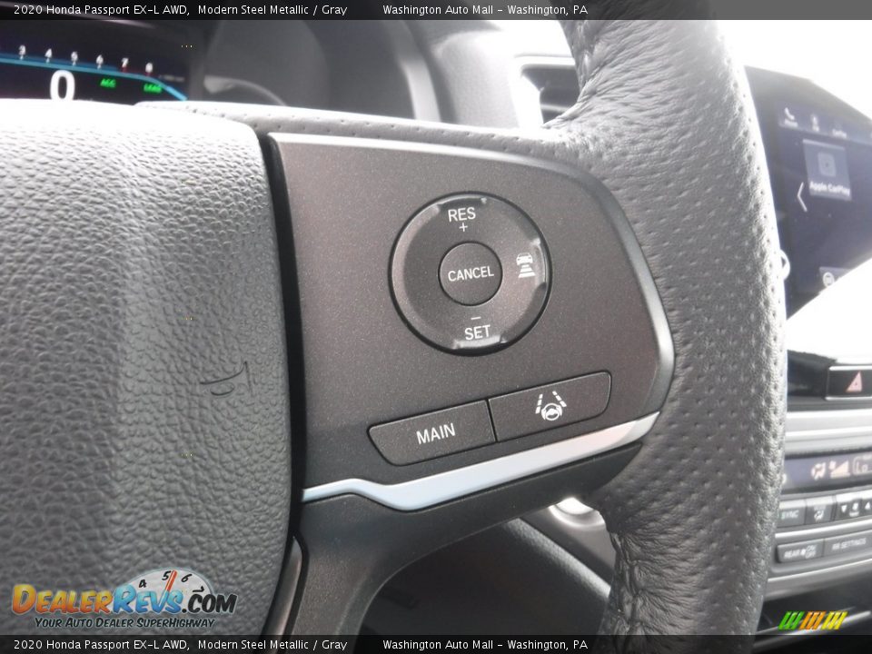 2020 Honda Passport EX-L AWD Modern Steel Metallic / Gray Photo #27