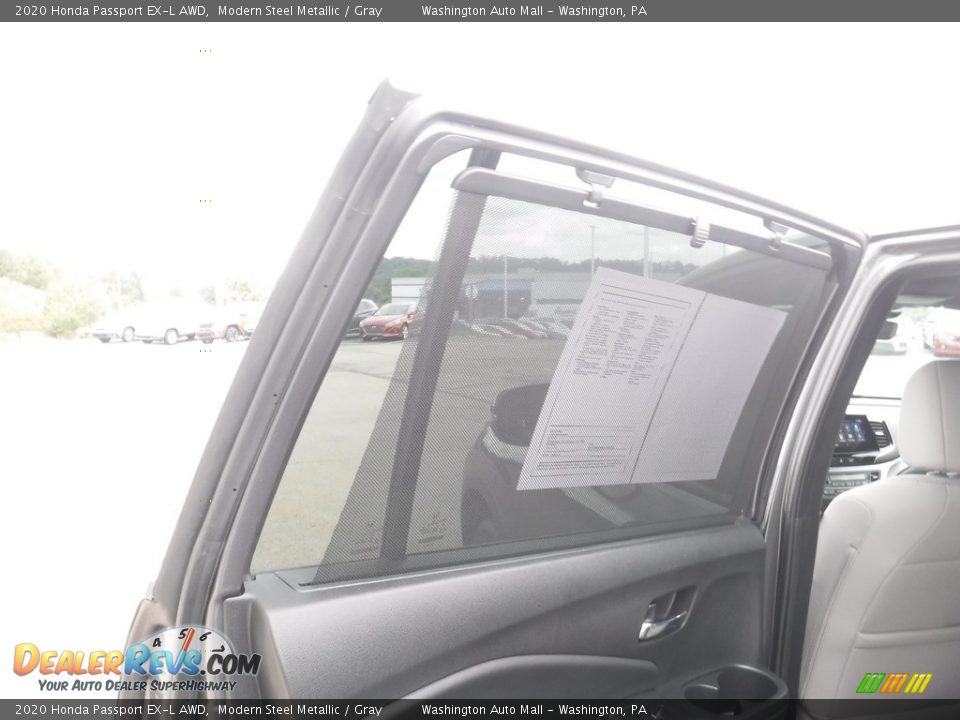 2020 Honda Passport EX-L AWD Modern Steel Metallic / Gray Photo #31