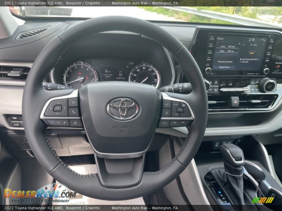 2022 Toyota Highlander XLE AWD Blueprint / Graphite Photo #10