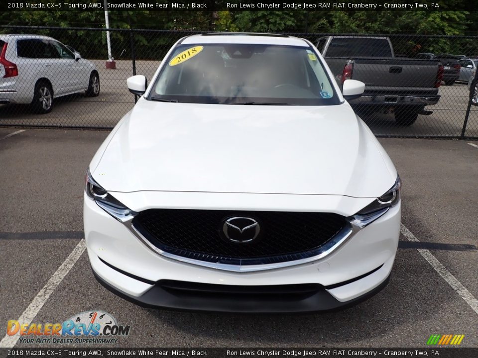 2018 Mazda CX-5 Touring AWD Snowflake White Pearl Mica / Black Photo #2