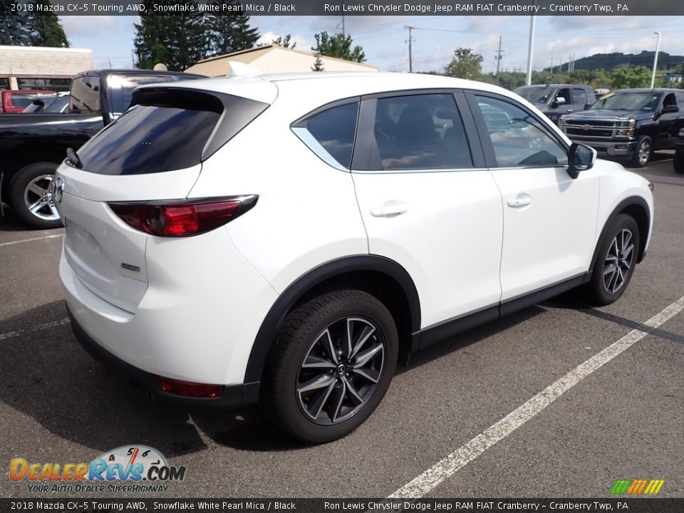 2018 Mazda CX-5 Touring AWD Snowflake White Pearl Mica / Black Photo #3