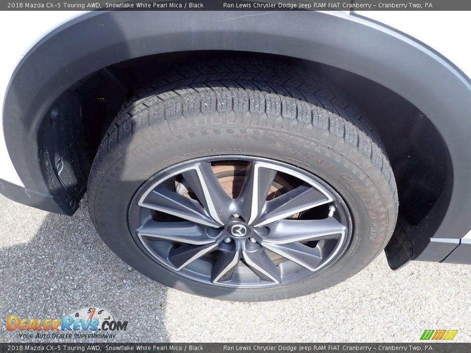 2018 Mazda CX-5 Touring AWD Snowflake White Pearl Mica / Black Photo #4