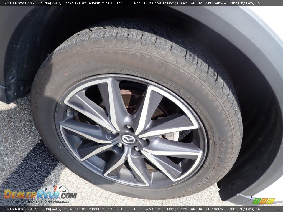 2018 Mazda CX-5 Touring AWD Snowflake White Pearl Mica / Black Photo #5