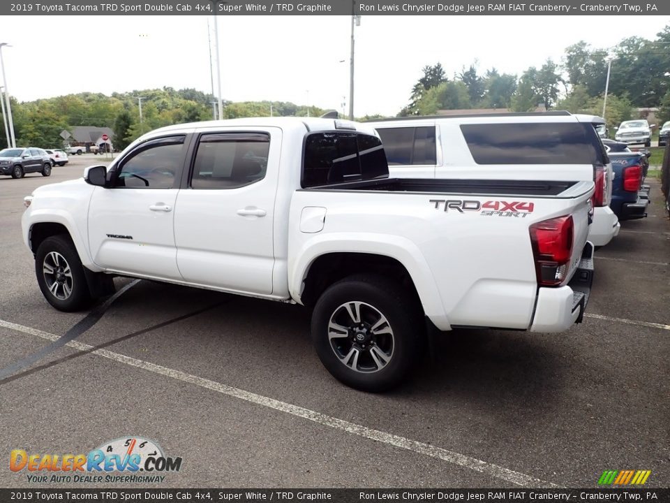 2019 Toyota Tacoma TRD Sport Double Cab 4x4 Super White / TRD Graphite Photo #4